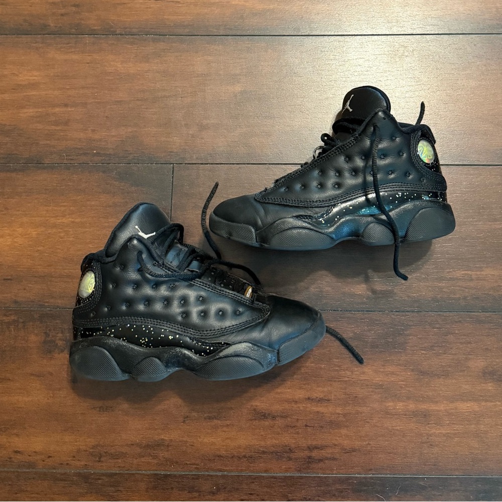 Nike Air Jordan 13 Retro Black Metallic Gold Youth